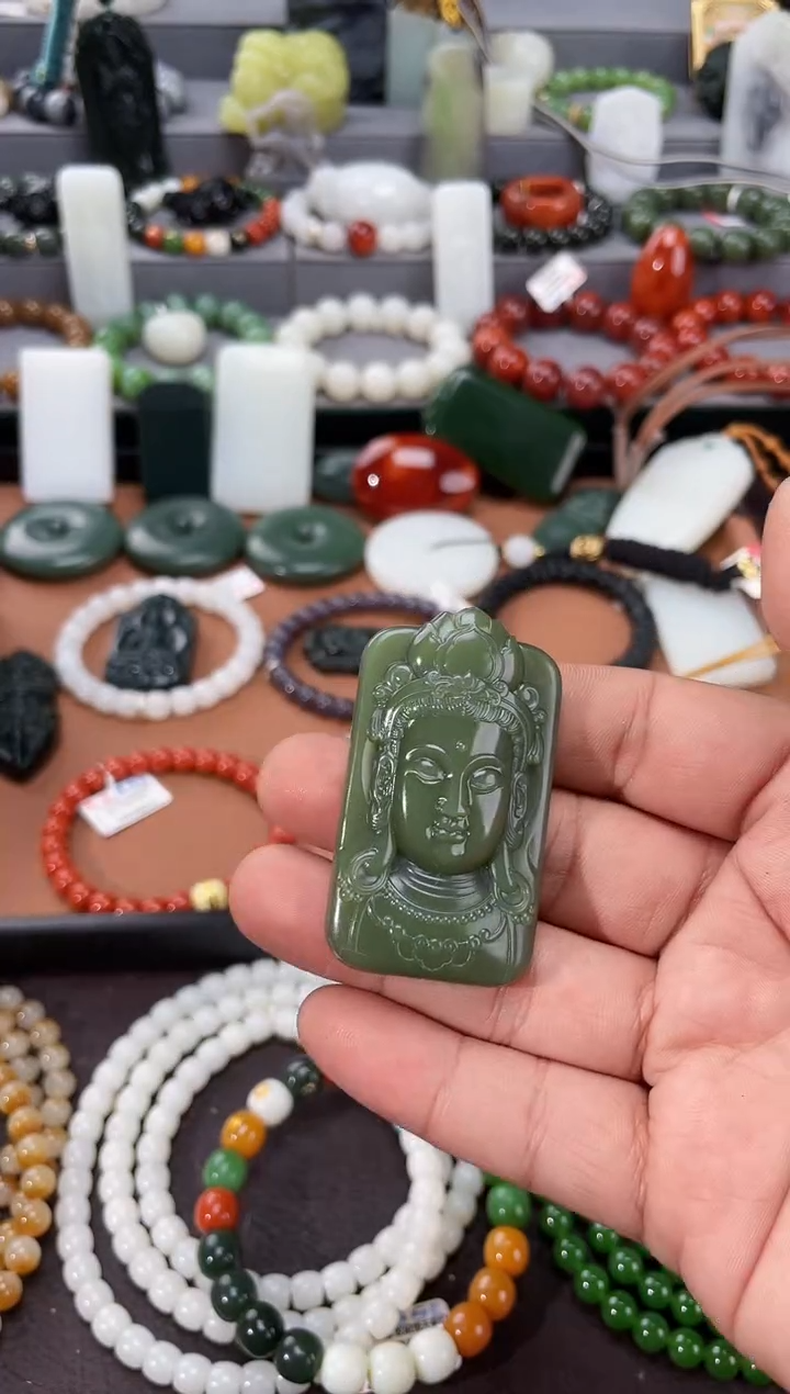 【闪购商品】和田玉配饰未镶嵌多样性发一件90