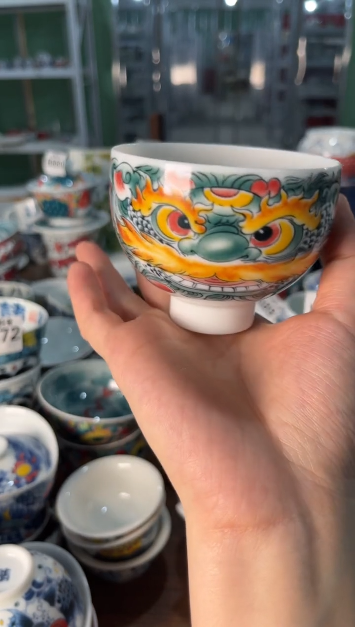 瓷片陶昨明高足蛋杯（福利价格）