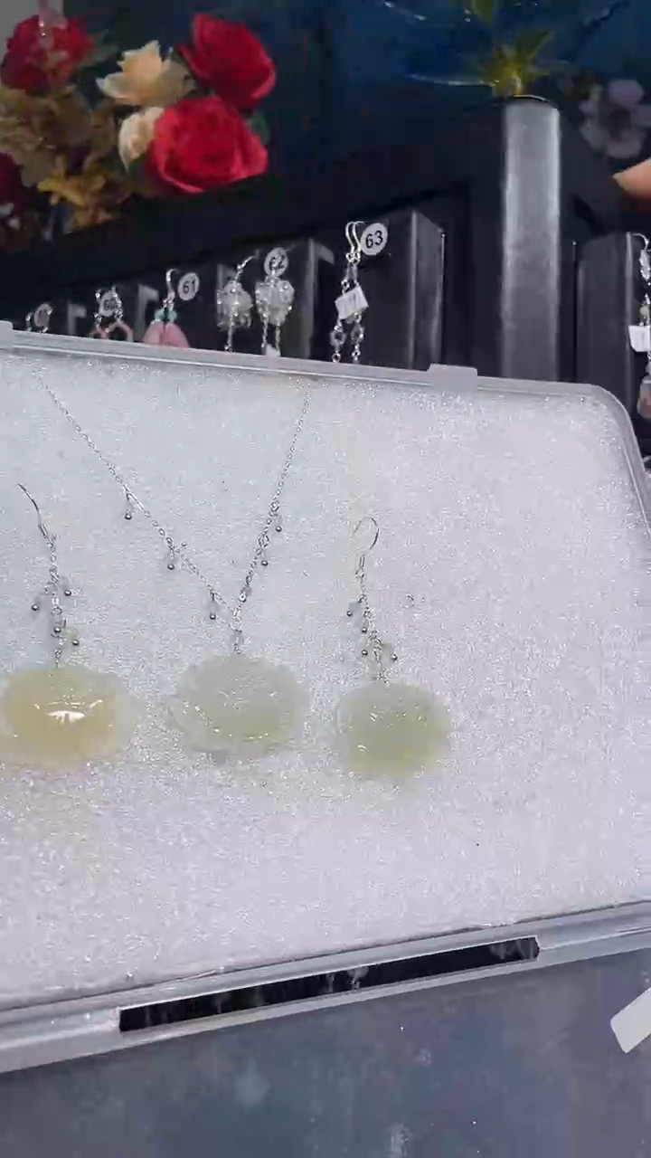 银S925镶嵌耳饰紫晶本**❤ 本心