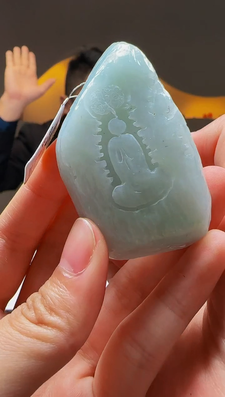 【闪购商品】翡翠颈饰未镶嵌Q02292翡翠毛货