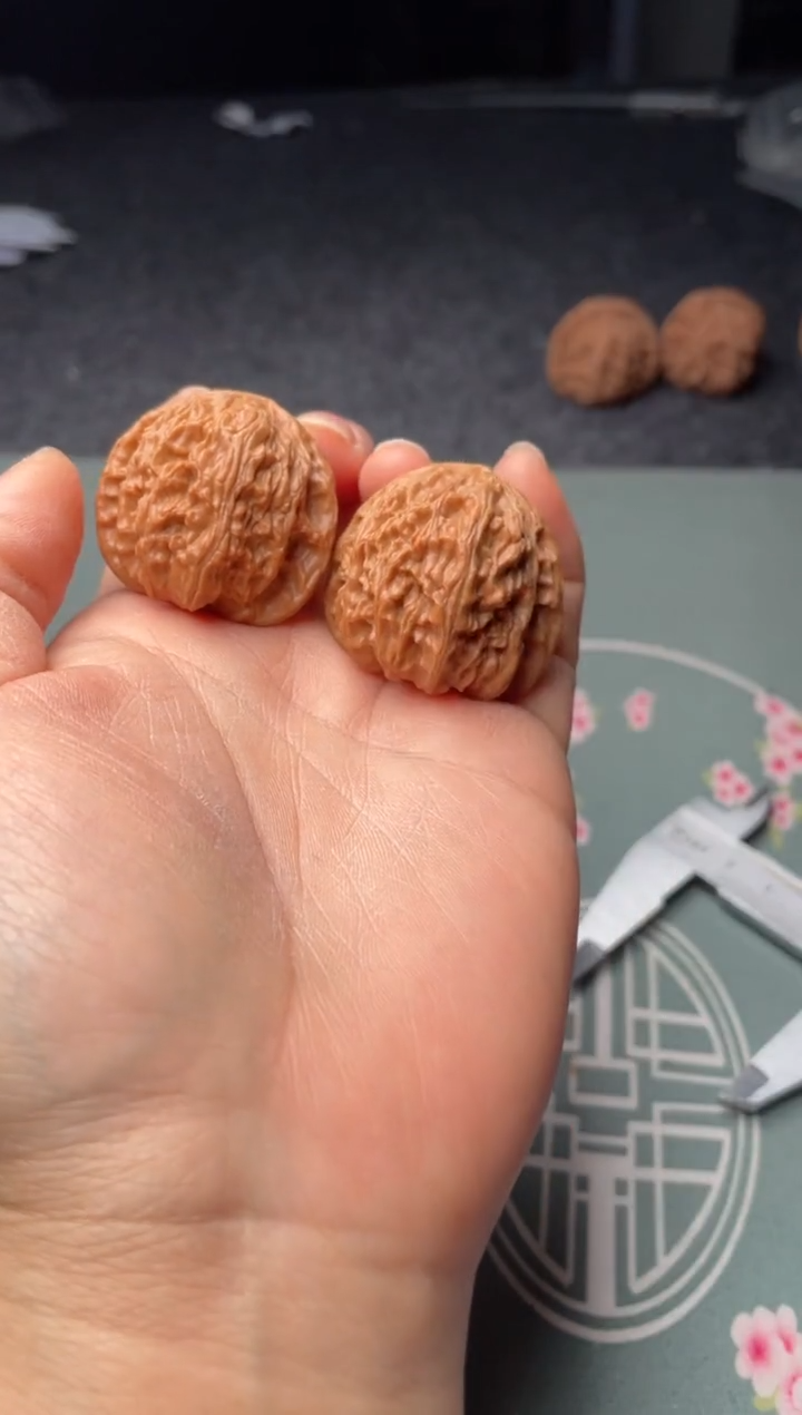 把件文玩核桃w178  白狮子 34尺