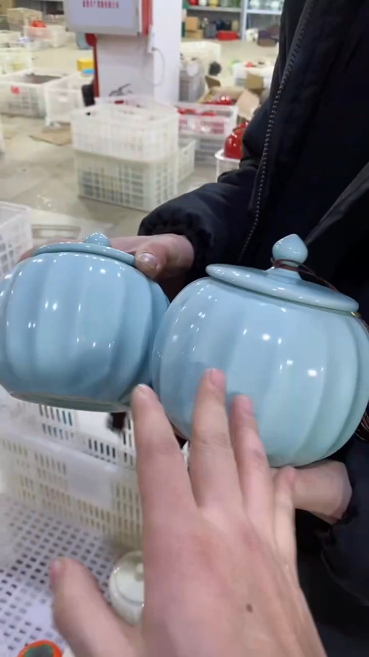 【闪购商品】罐陶瓷茶叶罐存茶罐密封罐