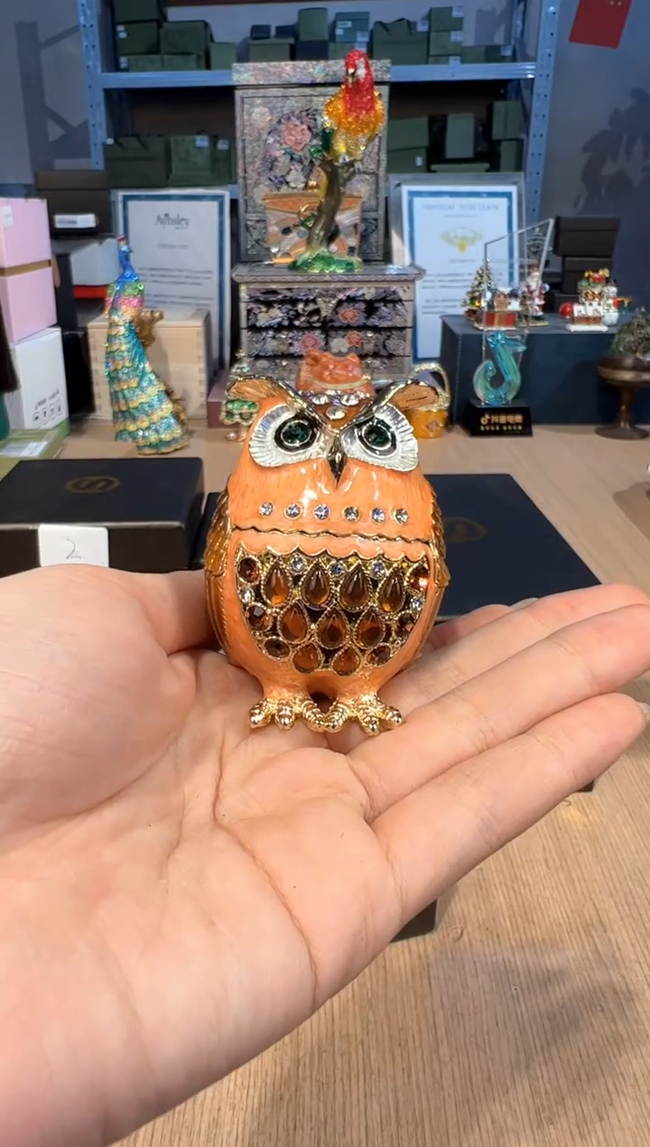 【闪购商品】杯242咖钻猫头鹰        