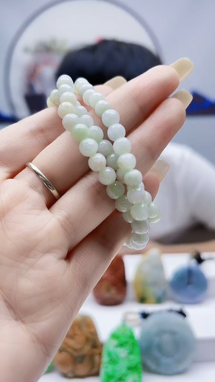 未镶嵌定制翡翠毛货挂件35