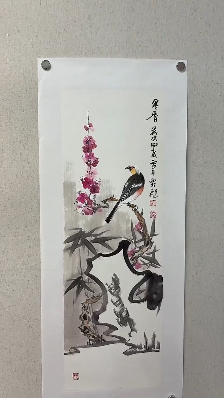 国画郭霖飞-国画花鸟1平尺