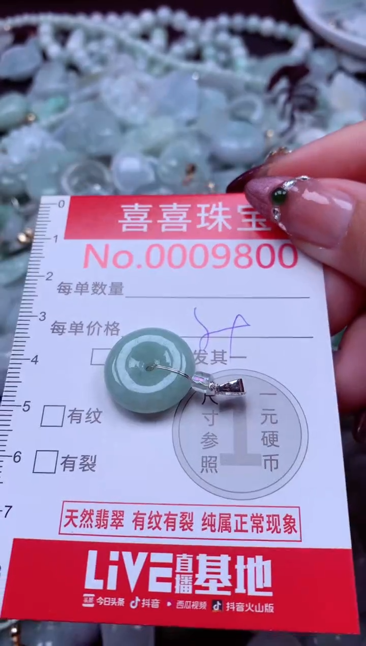 颈饰未镶嵌翡翠9800