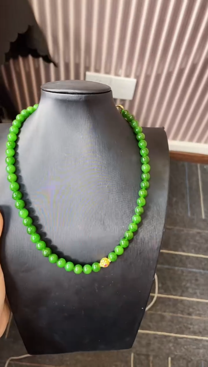 【闪购商品】和田玉项链18K金镶嵌多样性发一