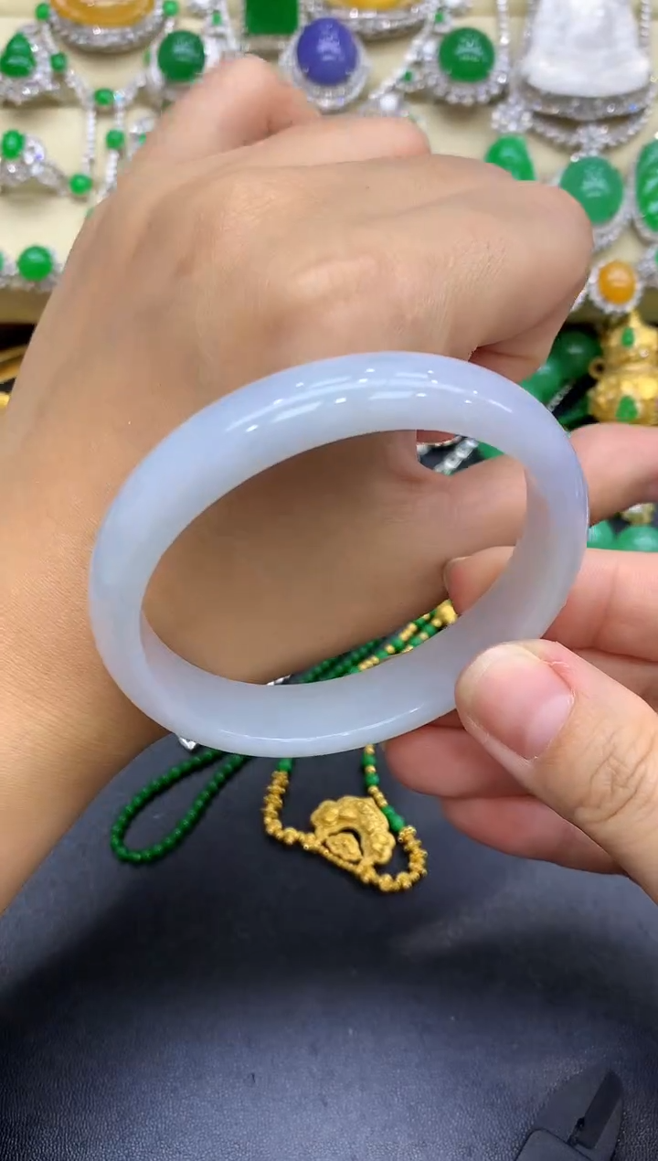 未镶嵌手镯翡翠224-中国好珍宝