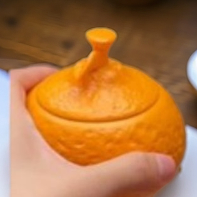 橙子小茶叶罐 6031