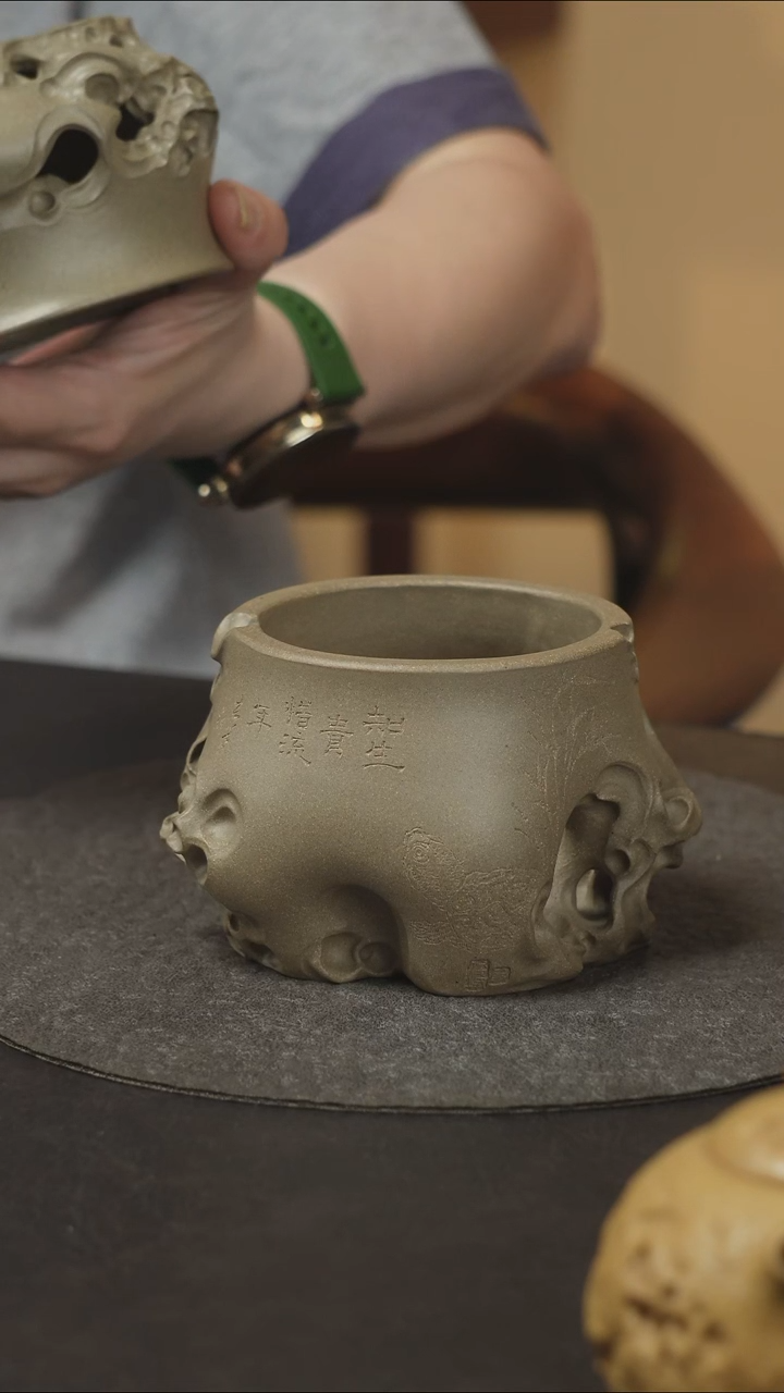 茶壶紫砂A***s太湖石温茶器