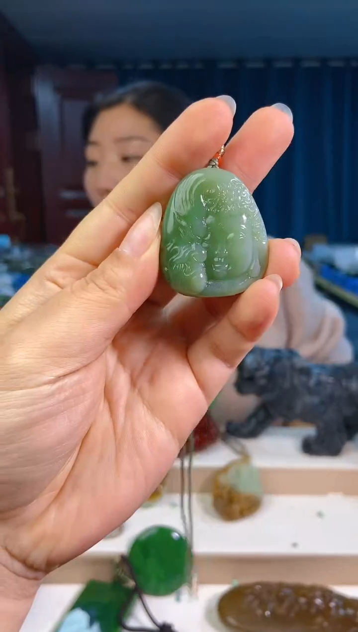 【闪购商品】和田玉未镶嵌挂件1