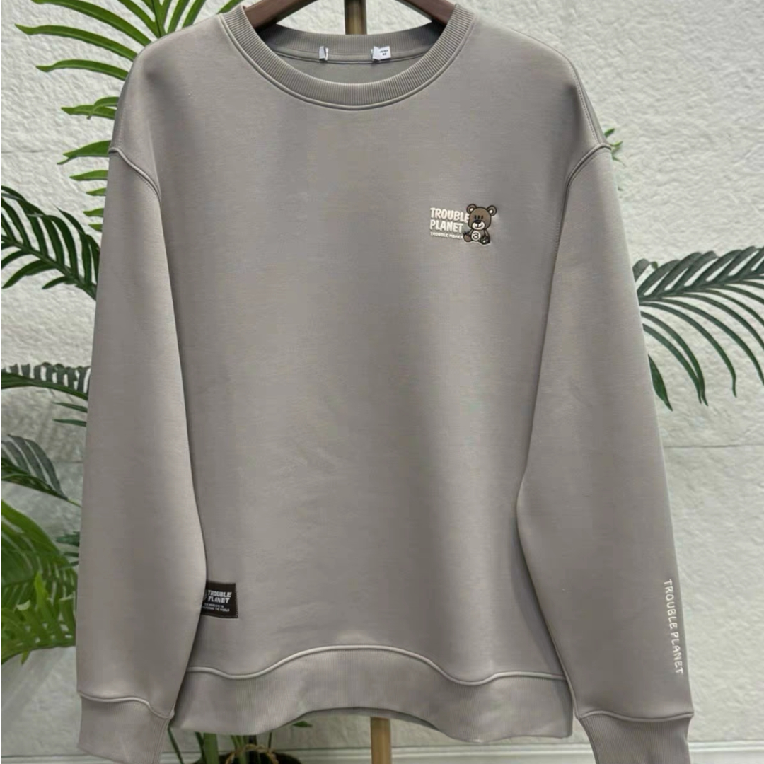 海家剪标！秋冬季新款小熊标男士休闲卫衣MYS 3Y031A