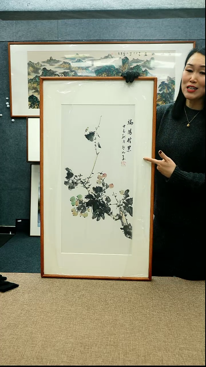 【闪购商品】国画52*92陈默如老师花鸟