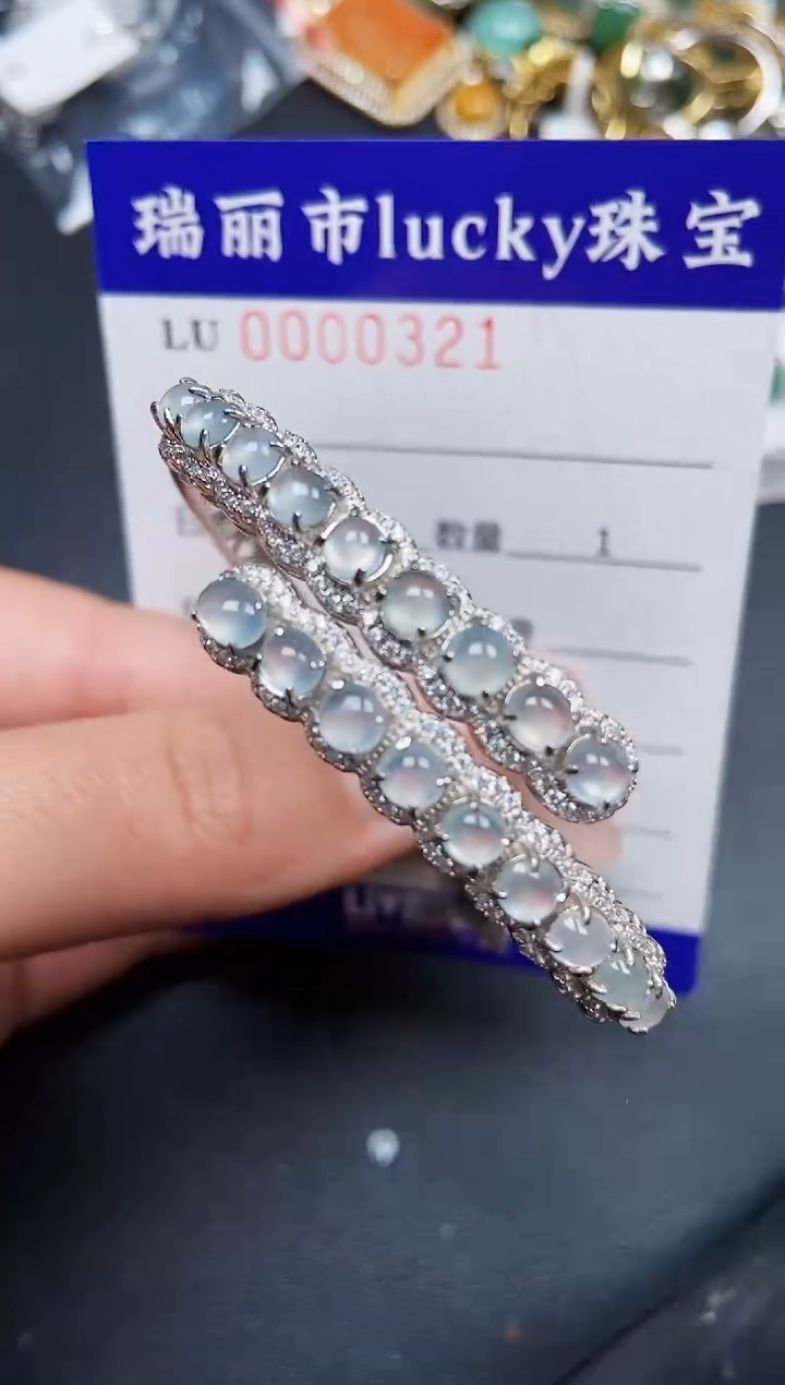 【闪购商品】翡翠颈饰银S925镶嵌0321