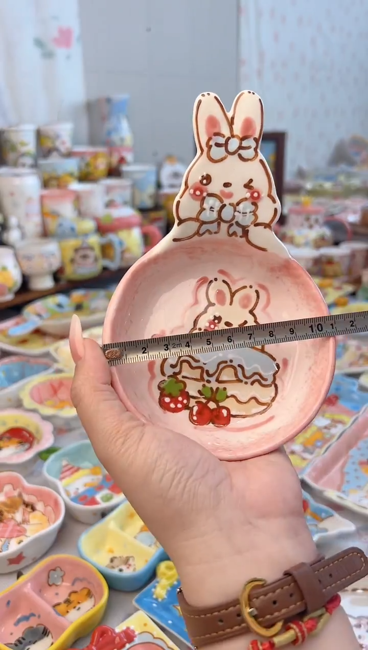 摆件陶景德镇陶瓷手绘微瑕