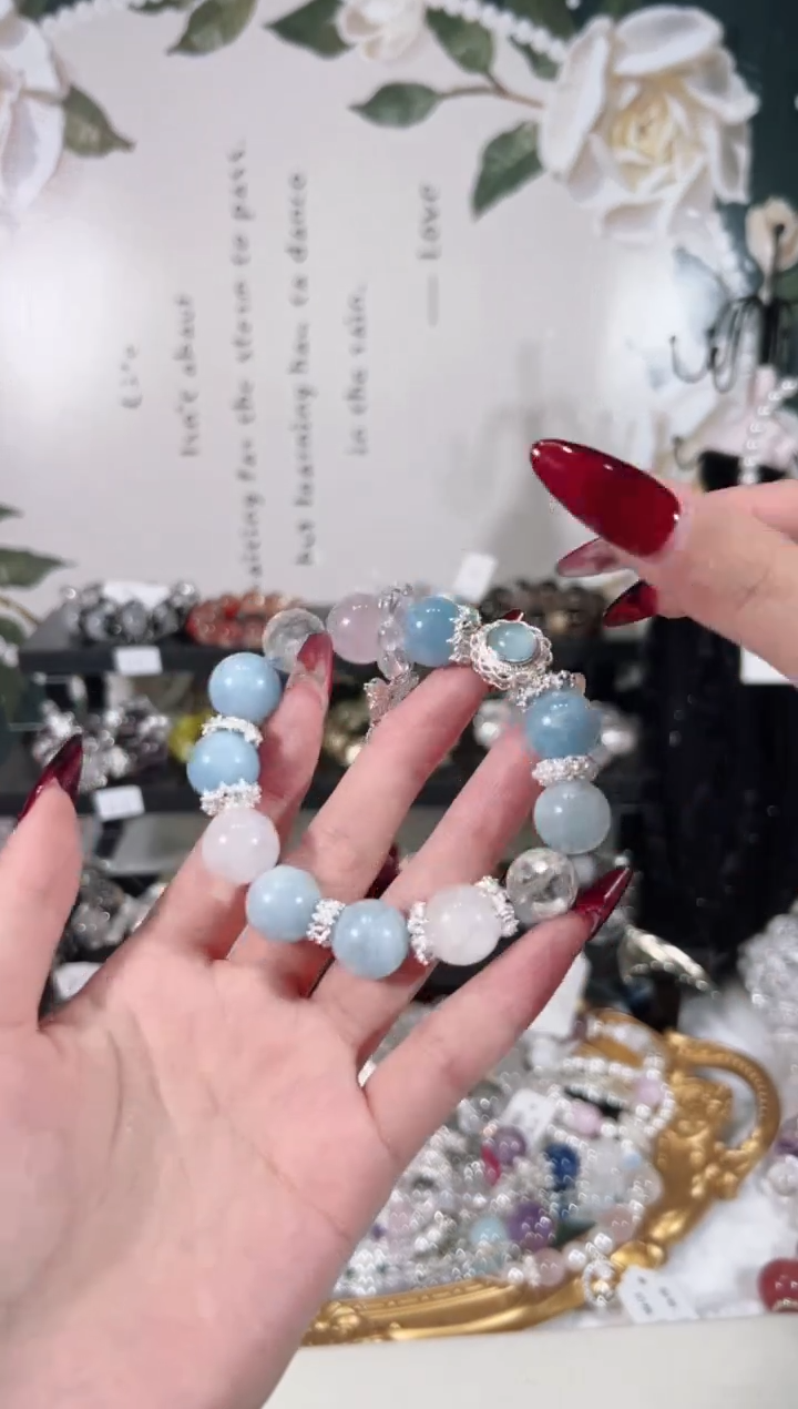 【闪购商品】水晶手链未镶嵌天然水晶默认微瑕，多样性发货发其一