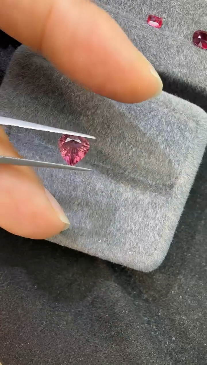 未镶嵌定制定制碧玺天然1.06克拉无烧