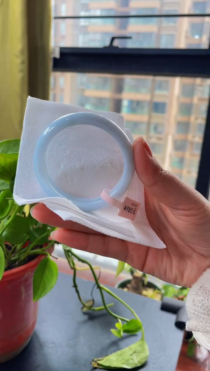 【闪购商品】翡翠手镯未镶嵌圈口55.6手镯27