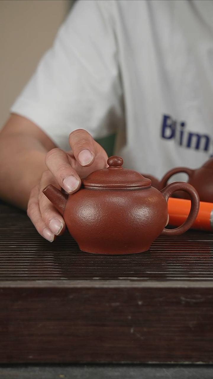 茶壶紫砂独孔，抹布纹200CC308号