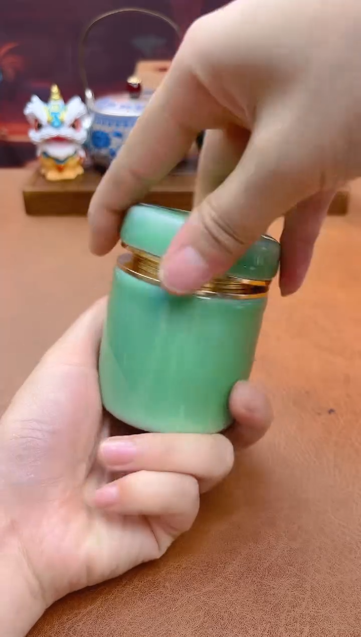 陶瓷茶具摆件旅行套组