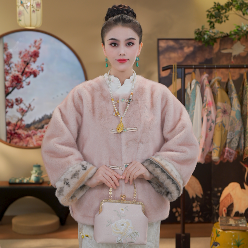 《千金-外套》1055棉袄厚款外套2025秋冬新款女显气质开衫外套