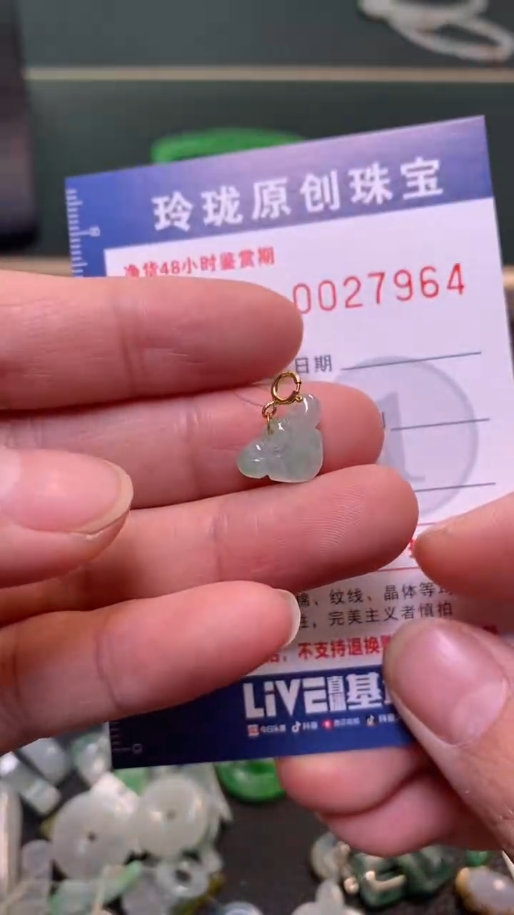 【闪购商品】翡翠颈饰未镶嵌翡翠净货27964