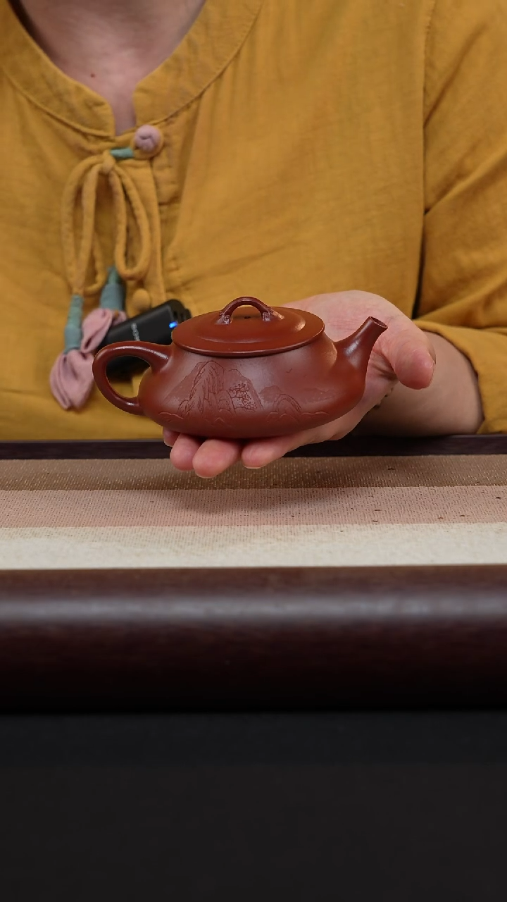 【闪购商品】紫砂茶壶朱泥-石瓢MH-1700
