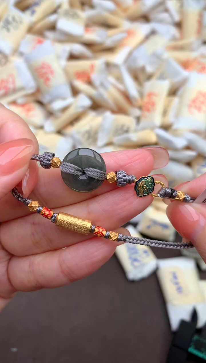 【闪购商品】翡翠手绳银S925镶嵌—