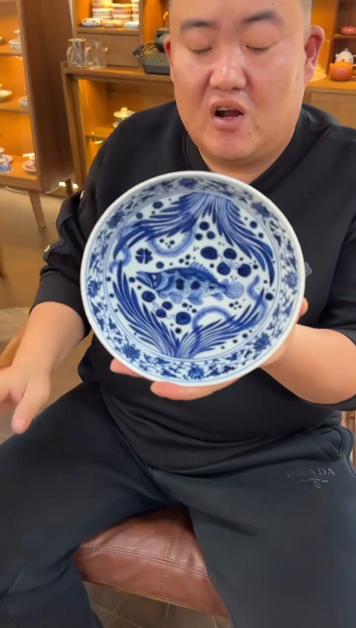 【闪购商品】紫砂茶壶【头哥手工壶】鱼倒纹壶承