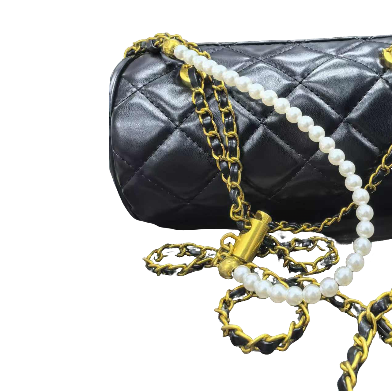 真好看啊~黑色枕头包包