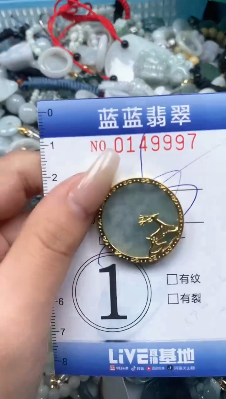 【闪购商品】翡翠颈饰未镶嵌闪购0149997多样性发其一