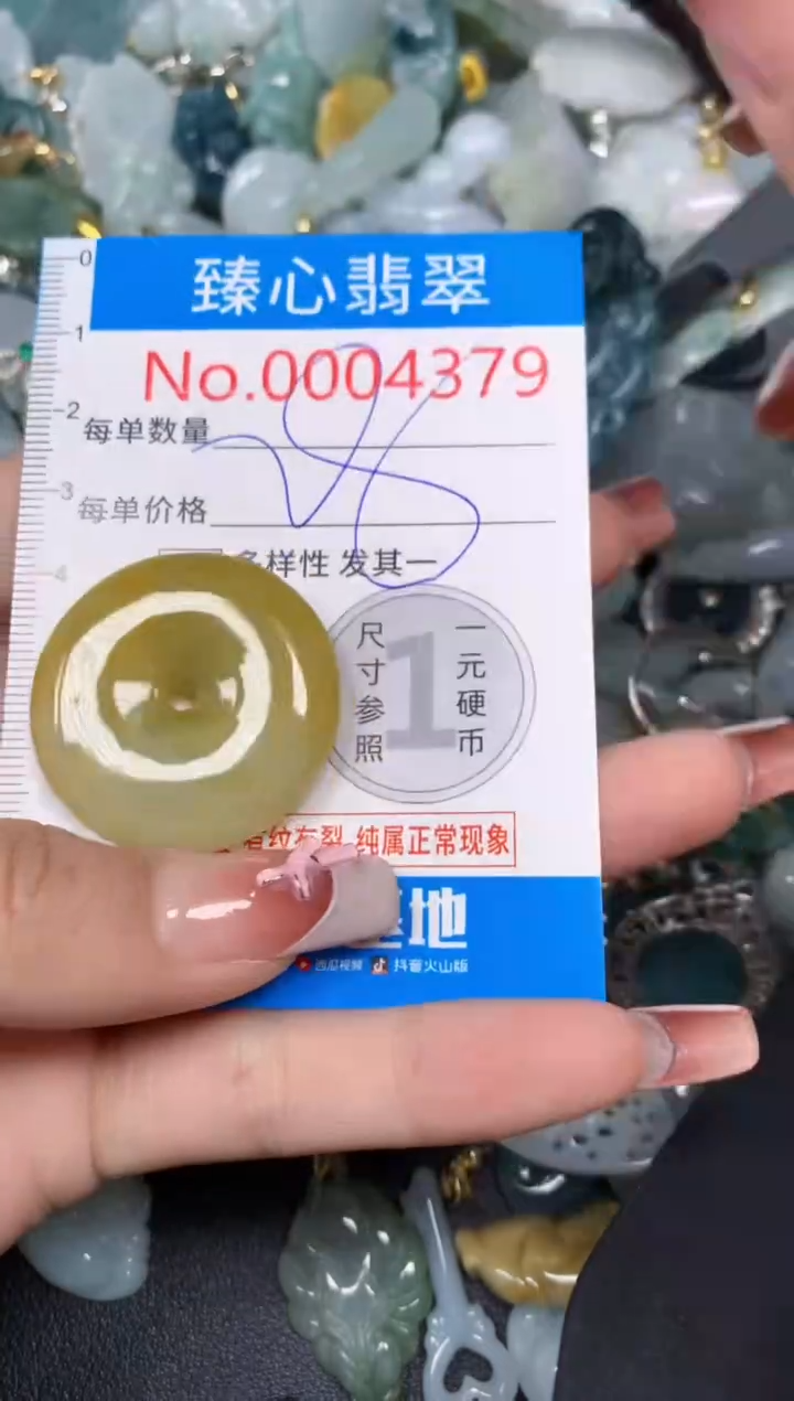 【闪购商品】翡翠颈饰未镶嵌含绳0004379