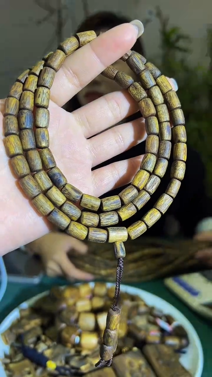 【闪购商品】沉香手串九九沉桶珠多圈多样发一20