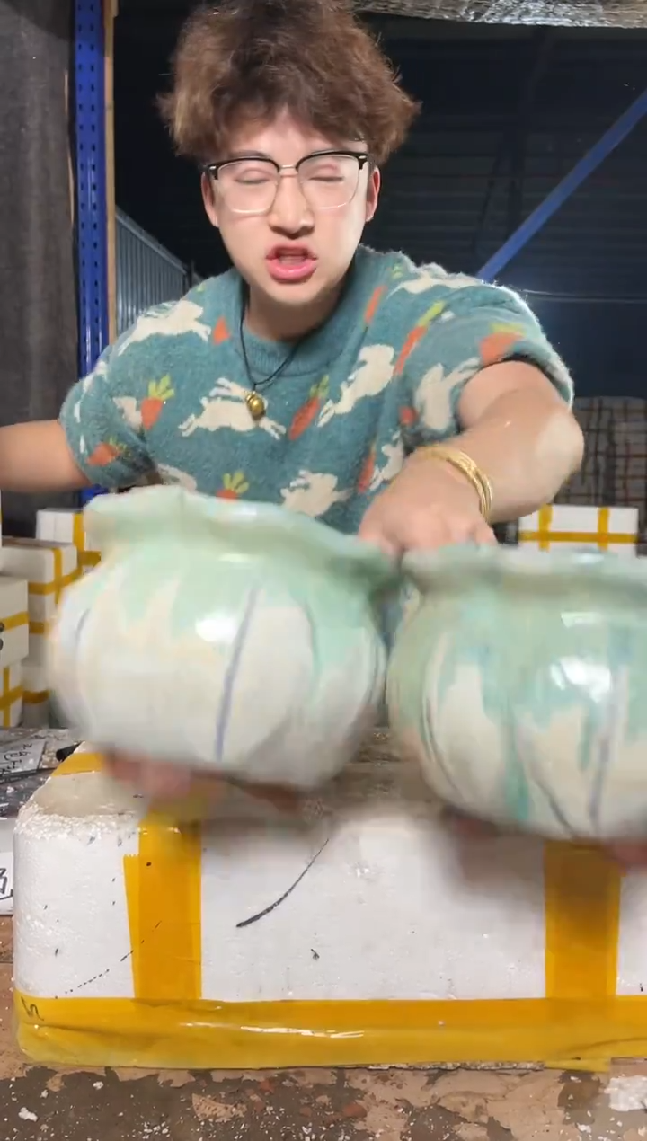 紫砂花盆宜兴紫砂粗陶花盆19.8/