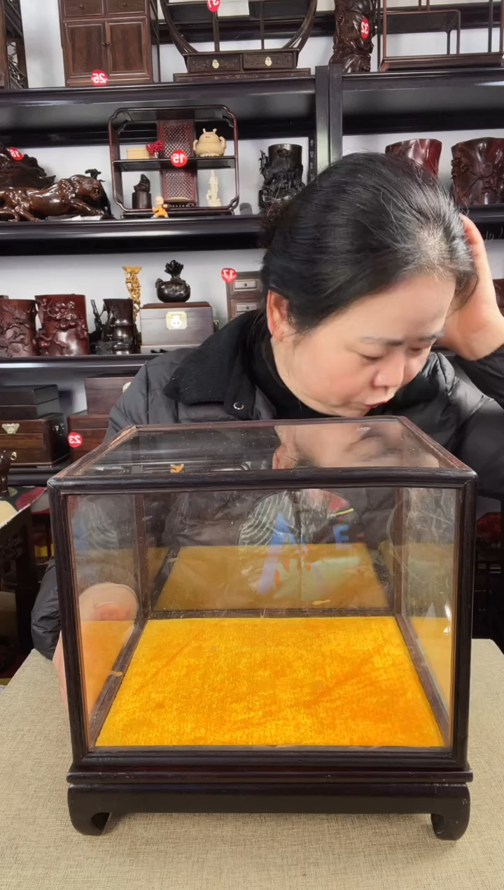 木玻璃罩3老李红木工艺品
