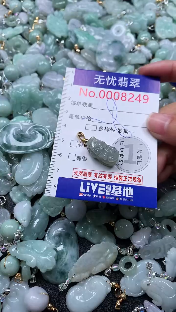 颈饰未镶嵌翡翠8249