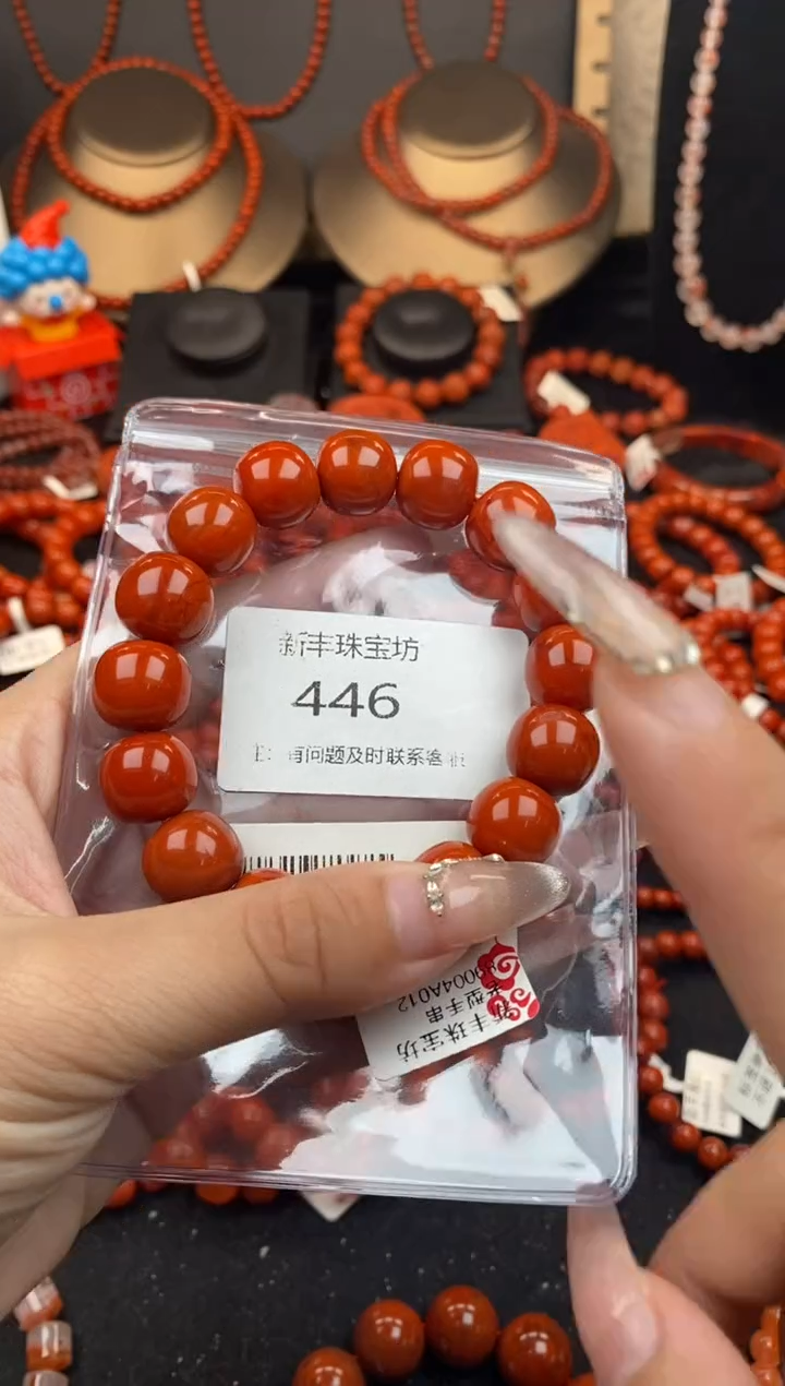 【闪购商品】南红玛瑙手串未镶嵌446-14mm