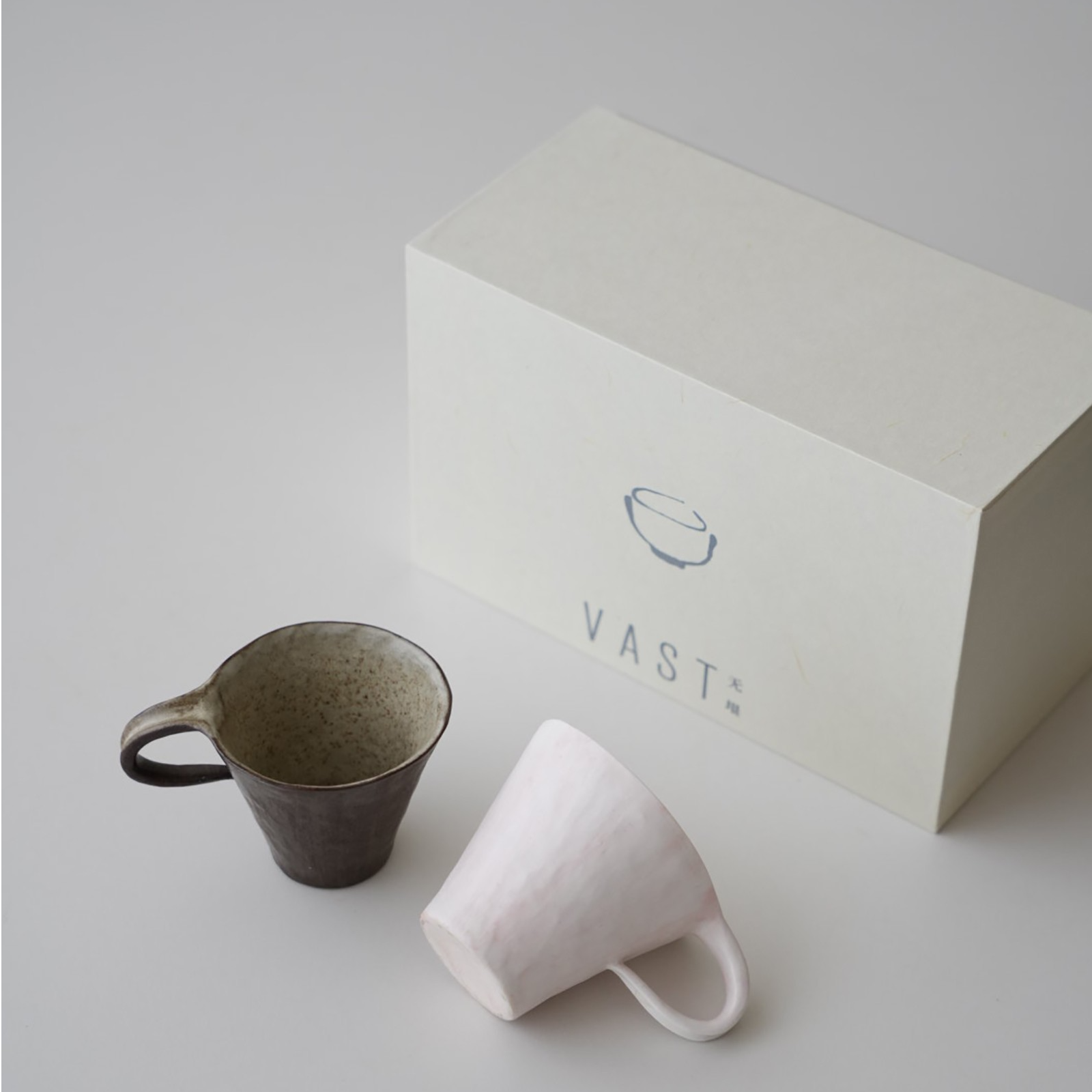 VAST无垠器皿|花茶杯滑滑梯咖啡对杯陶瓷简约精致咖啡杯一人饮