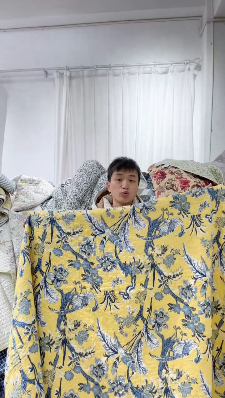 棉220*230纯棉床盖14号微瑕