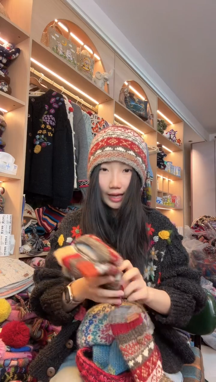 羊毛明星同款冷帽