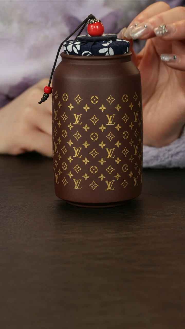 【闪购商品】紫砂茶叶罐直播福利马晓君紫泥醒茶罐80g