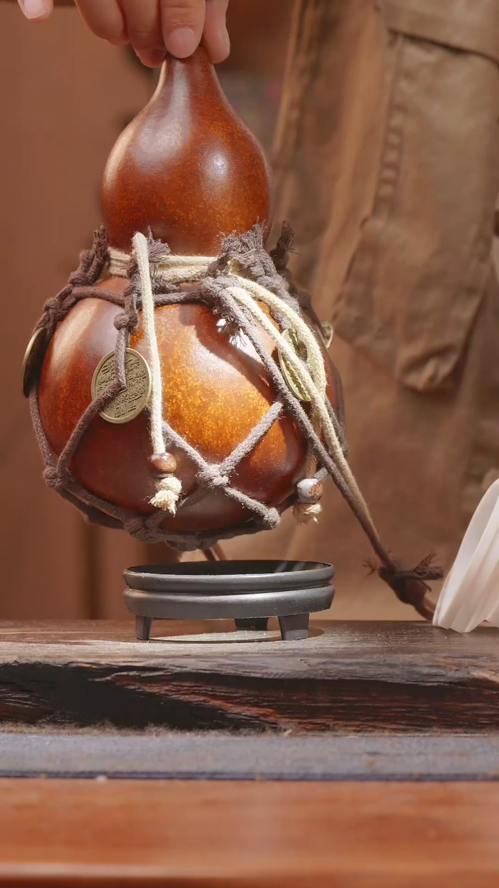 【闪购商品】404号精品大漆葫芦防腐防渗装水茶酒