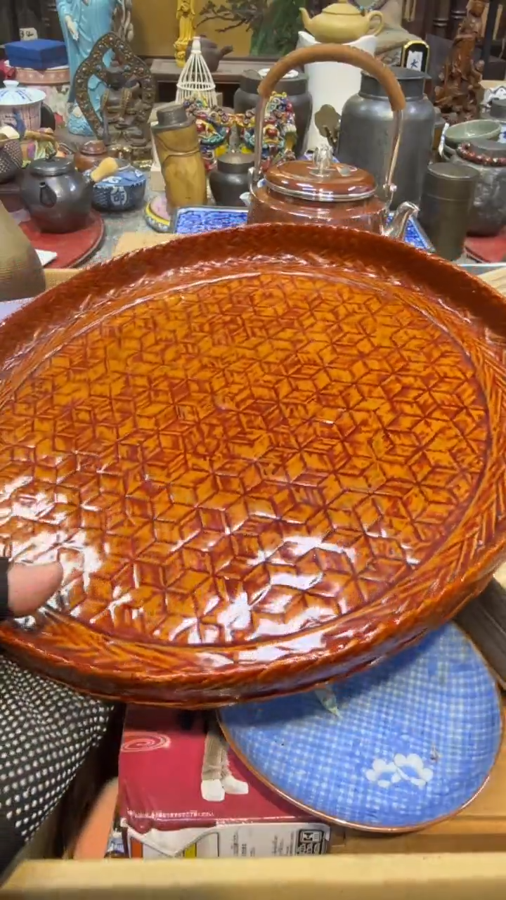 竹编中古艺术工艺美术品