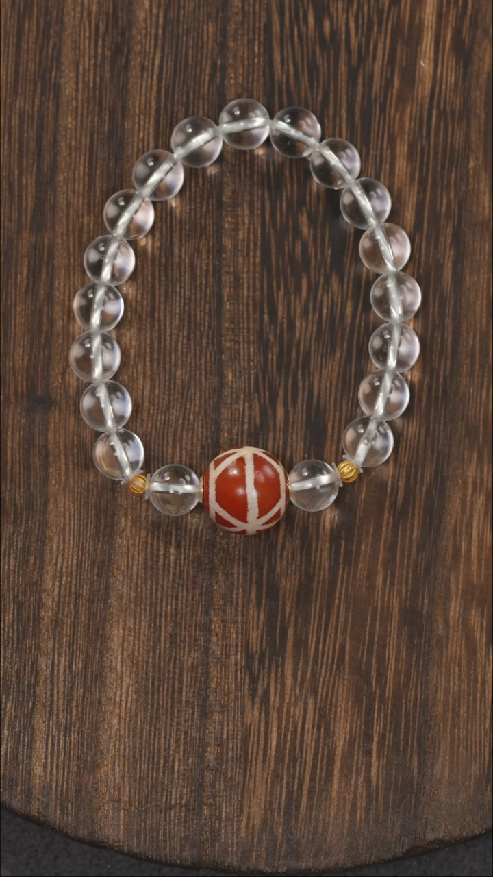 【闪购商品】水晶手链18K金镶嵌手链