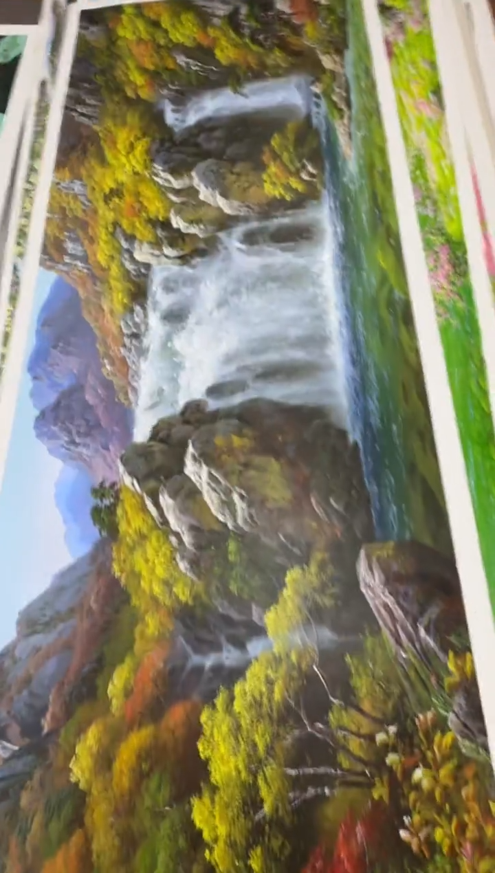 油画【105号】约2.2米丨朝鲜原创纯手绘孤品油画丨顺丰包邮  