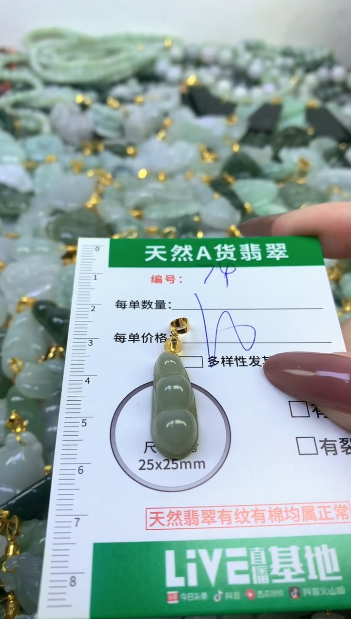 颈饰未镶嵌翡翠纯天然缅甸A货翡翠
