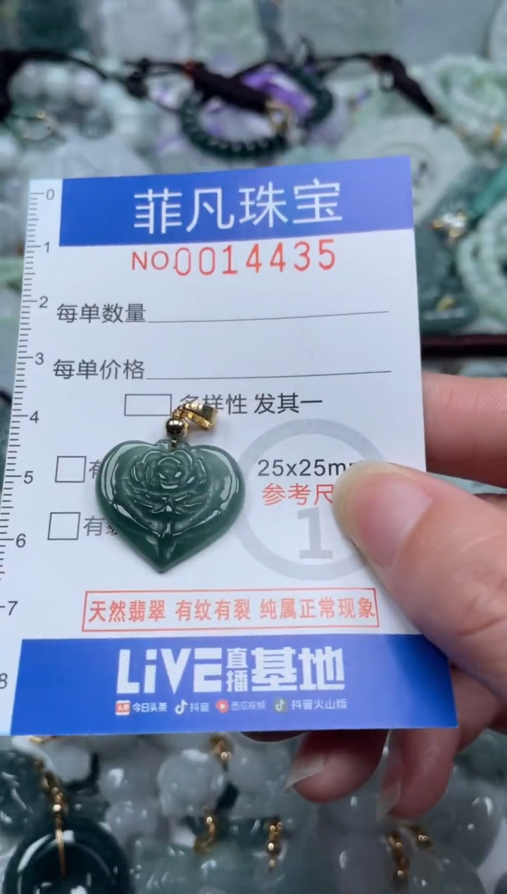 颈饰未镶嵌翡翠14435