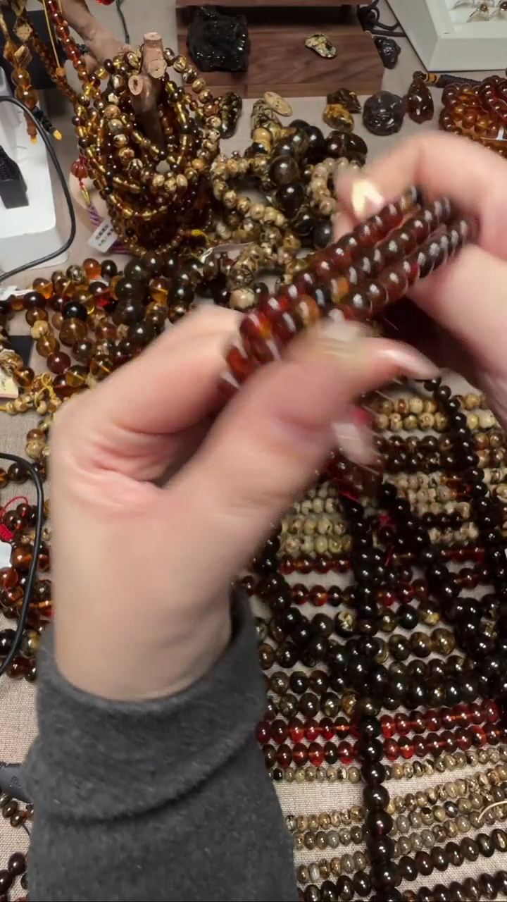 【闪购商品】琥珀手链未镶嵌抚顺琥珀