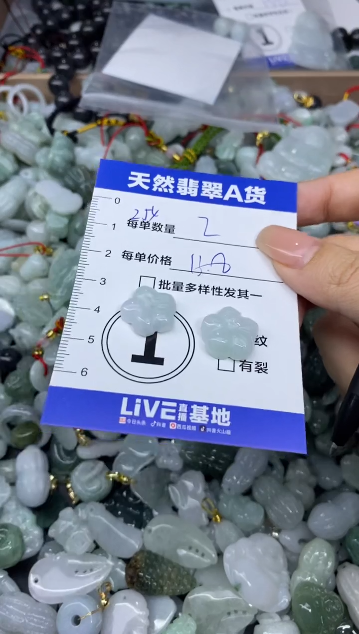 颈饰未镶嵌翡翠天然翡翠A货批量多样性发一件