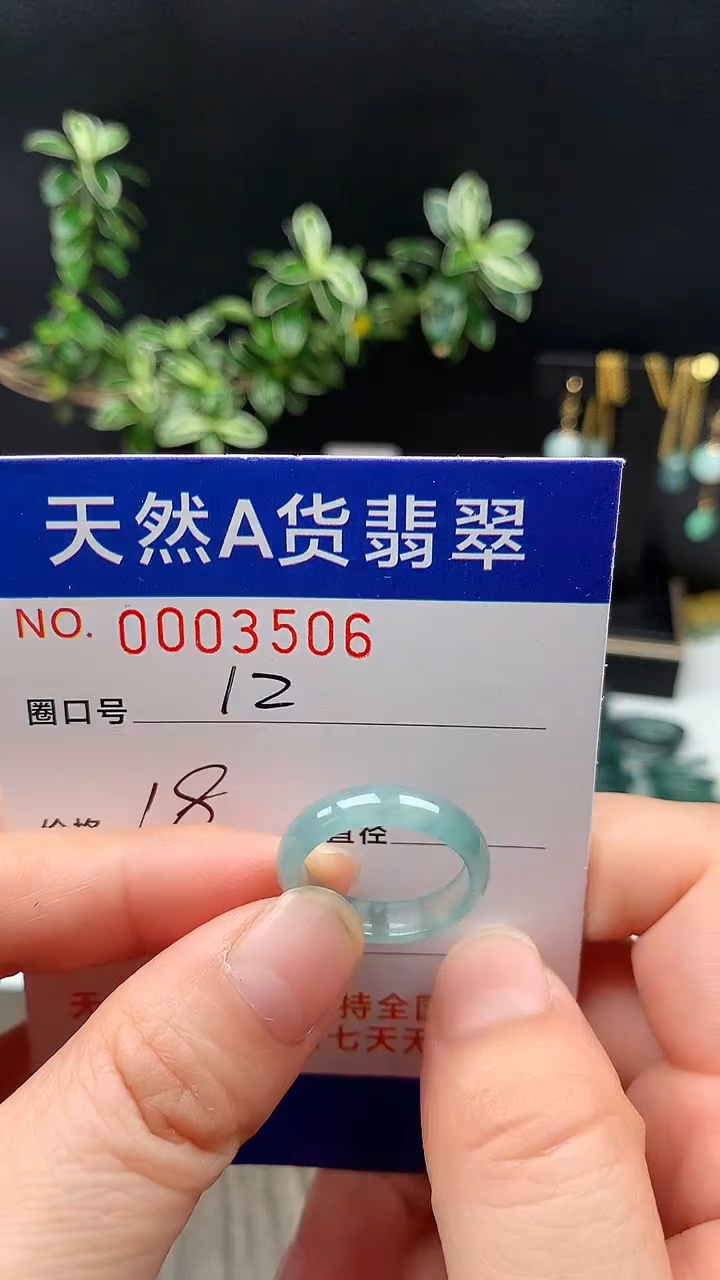 未镶嵌戒指翡翠12#